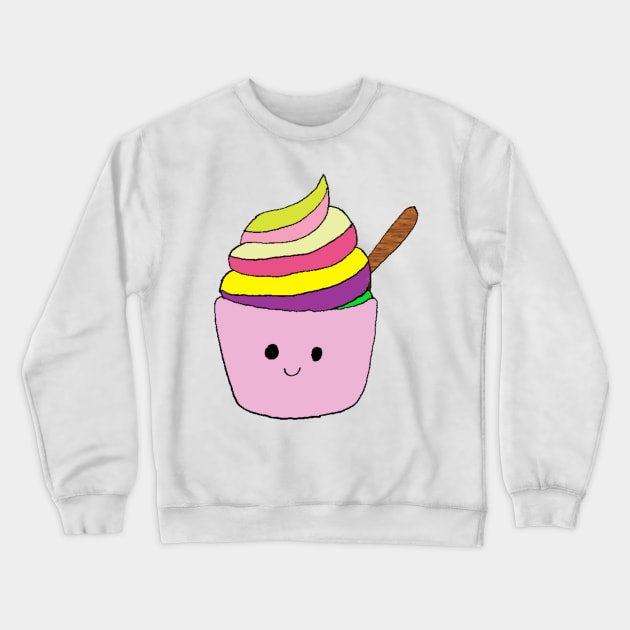 Frozen Yogurt Crewneck Sweatshirt by jhsells98